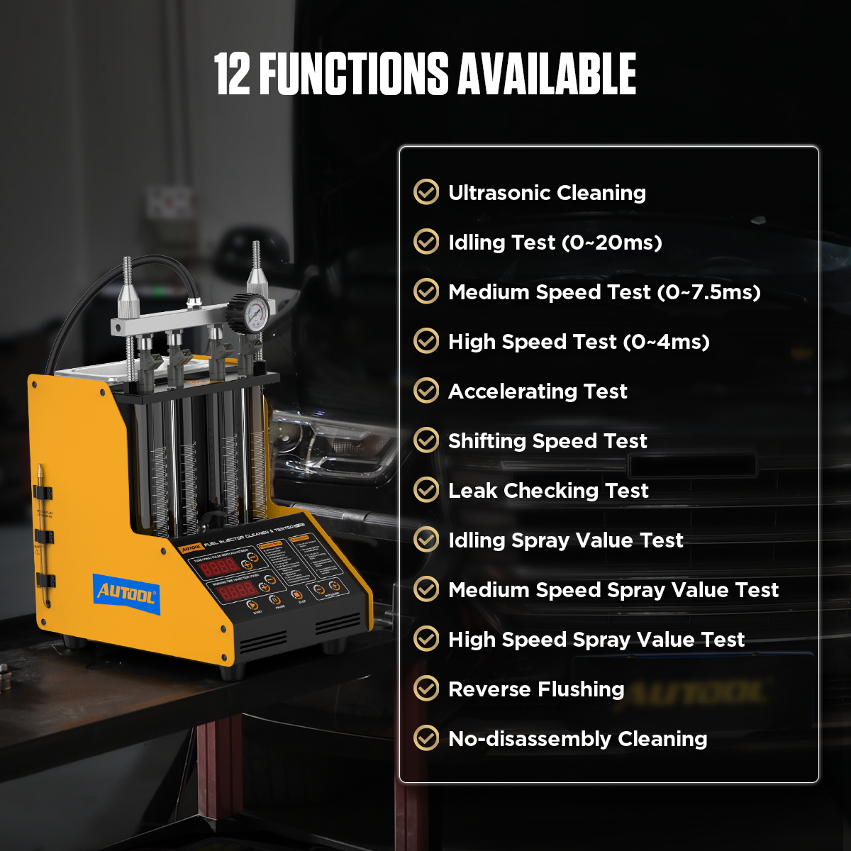 Машина для очистки форсунок ав – обзор и цена Fuel Injector Tester